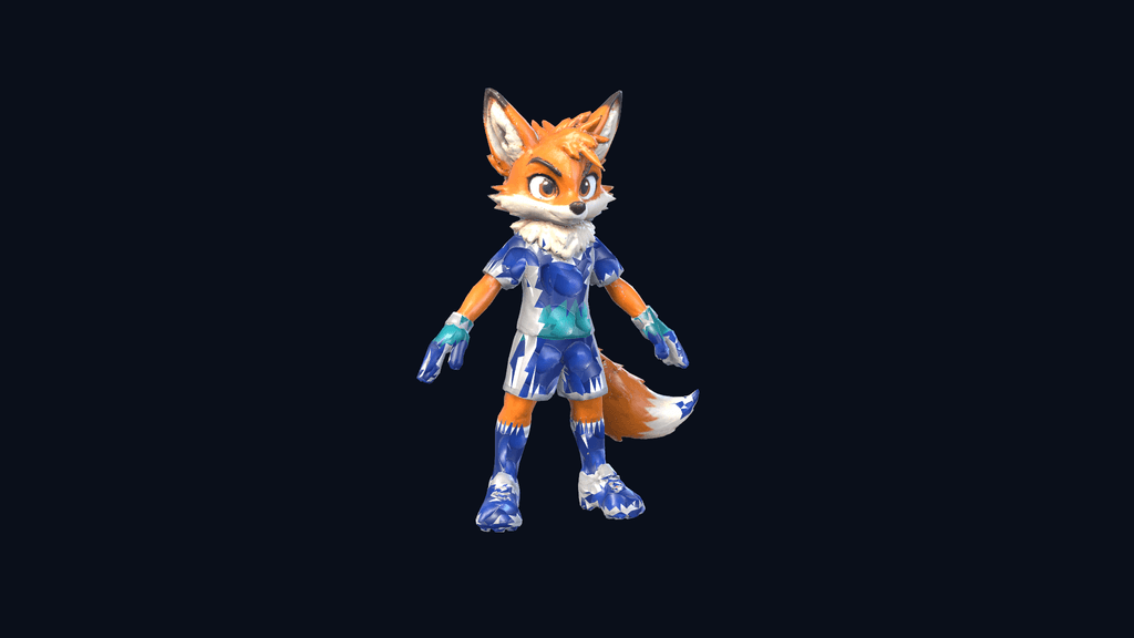Rift demonstrating a move in the Novus Striker character preview stage