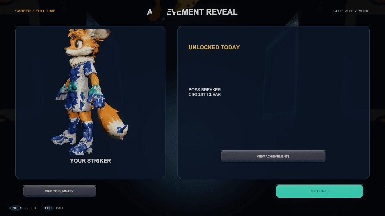 Boss Achievement in-engine screen capture