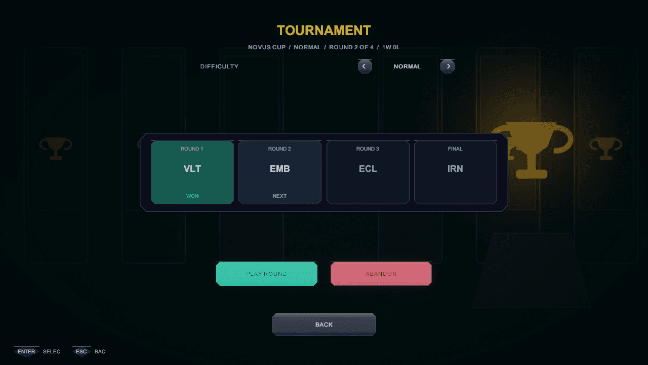 Competitions in-engine screen capture