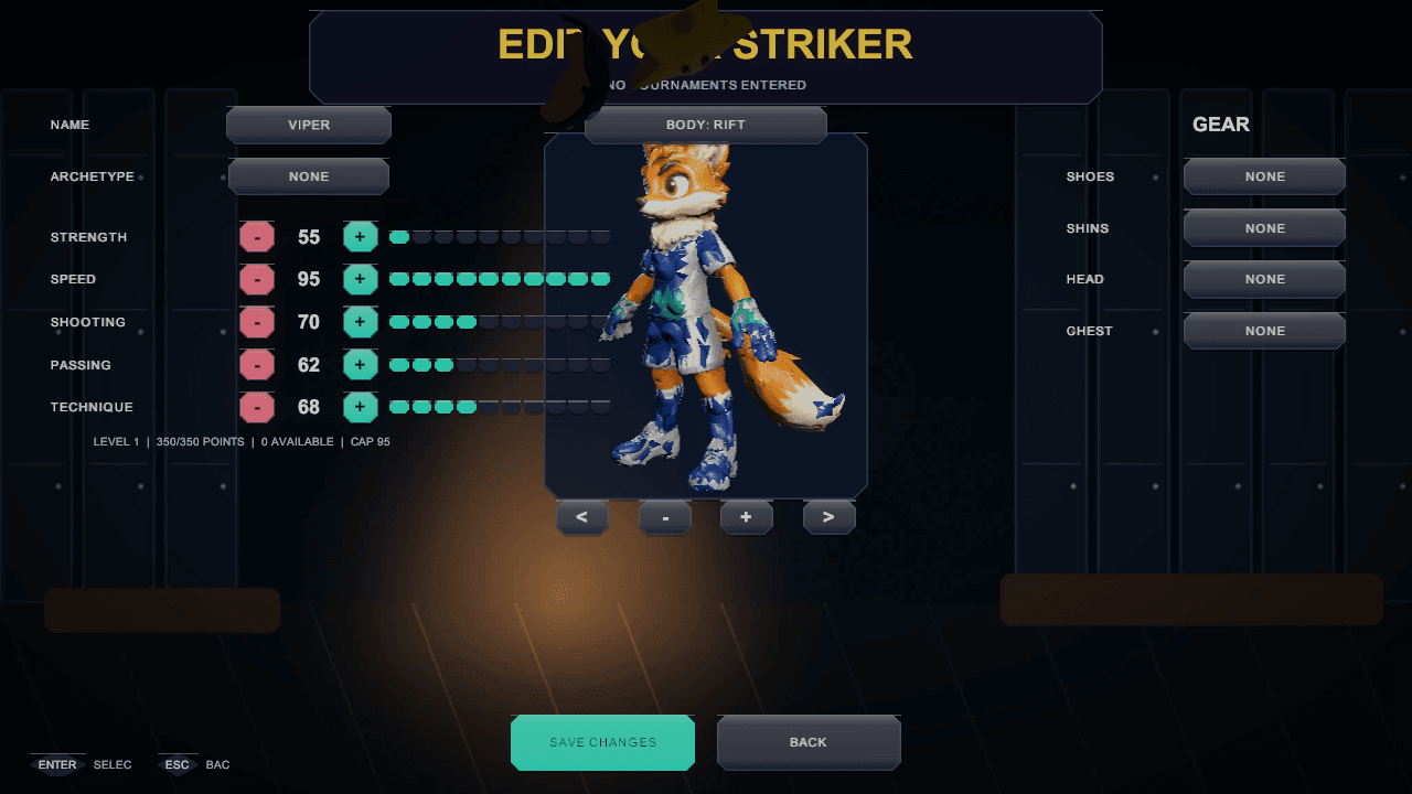 My Striker in-engine screen capture